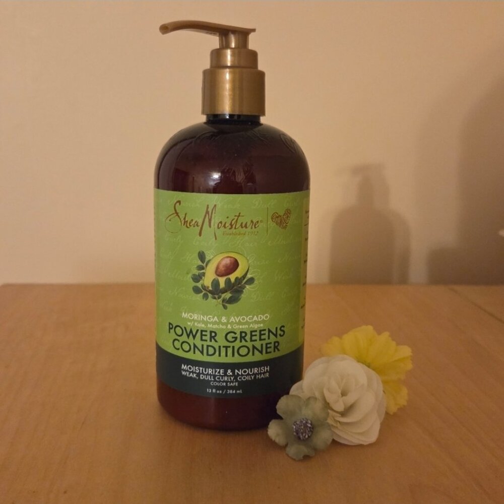 NWT Shea Moisture Power Greens Conditioner with Pump